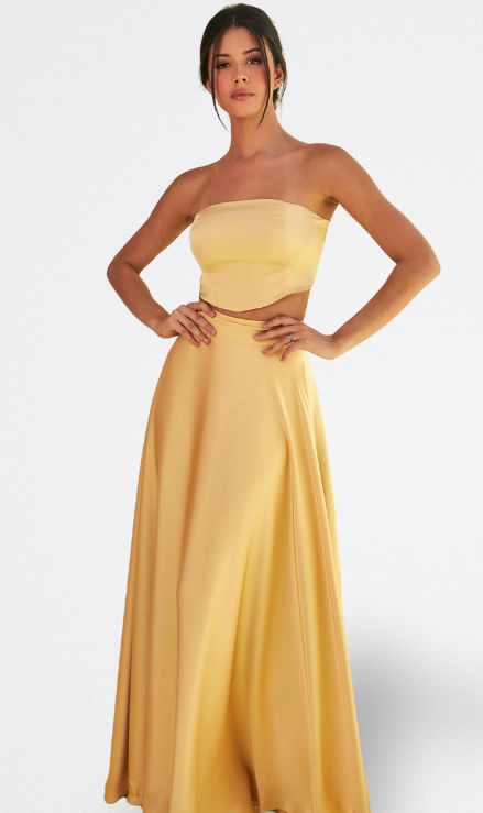 Elegant Two-Piece Evening Gown