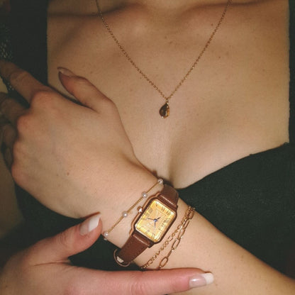 Verona Leather Watch