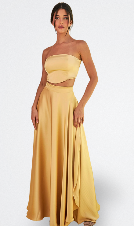 Elegant Two-Piece Evening Gown