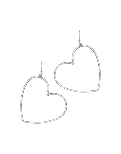 Boho Heart Hoops