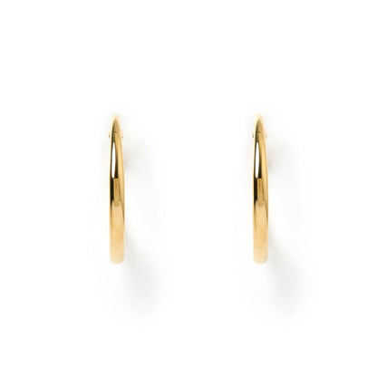 Riley Gold Hoop Earrings - Large
