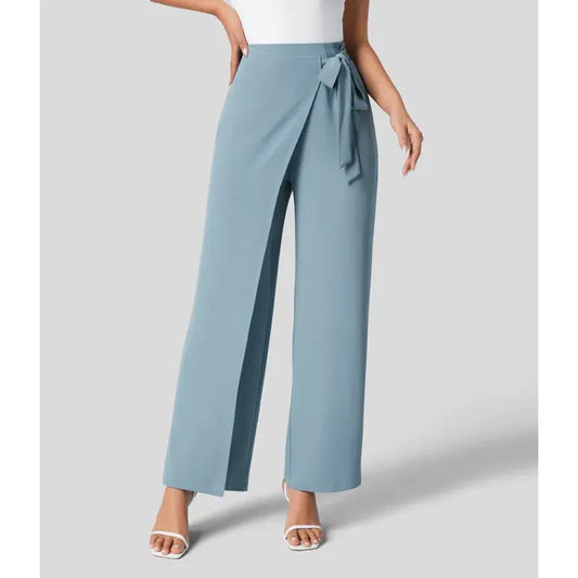 High-Wasted Side Tie Pants